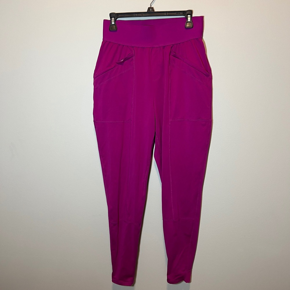 Free People FP Movement Magenta Pink High Rise Joggers Pants Women's Medium